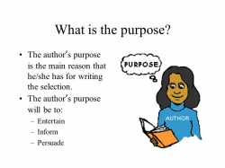 Author's Purpose and Point of View. What are our learning goals? To ...