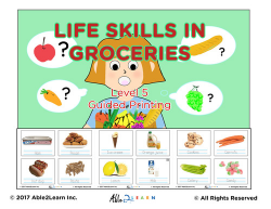 Life Skills Printing Grocery Flashcards Free Aba Resources life skills