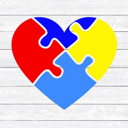 Autism Heart Puzzle, Autism Awareness, Autism, Awareness Day, Autism ...