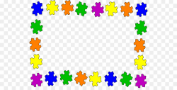 Autism Computer Icons Clip art - Puzzle Border Cliparts png download ...