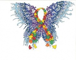 Autism Butterfly Clipart
