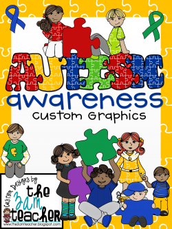 Autism Awareness Clip Art/Graphics: Set 2