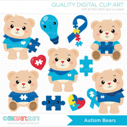 Autism Clipart Autism Bears Bear Clipart Autistic Autism