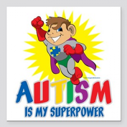 Autism Is My Superpower Car Magnets - CafePress