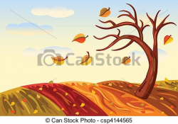 Autumn Landscape Clipart