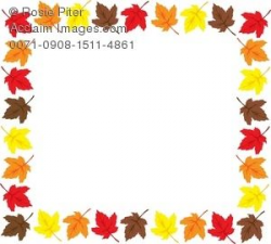 Microsoft Free fall Clip Art Downloads | Page Border Made Of Autumn ...