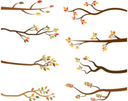 50% OFF SALE Branches Clip Art fall branches clipart tree