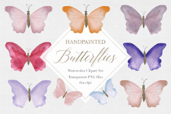Watercolor Butterfly Clipart ~ Illustrations ~ Creative Market