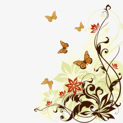 Autumn Background, Autumn, Background, Butterfly PNG Image and ...