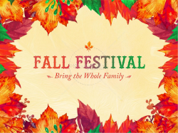 Fall Festival Autumn Leaves Church PowerPoint | Fall Thanksgiving ...