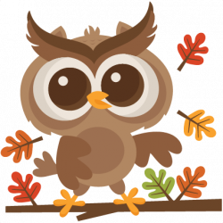 Fall Owl SVG scrapbook cut file cute clipart files for silhouette ...