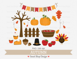 Autumn Clip Art, Fall Clip Art, Thanksgiving Clip Art, Royalty Free ...