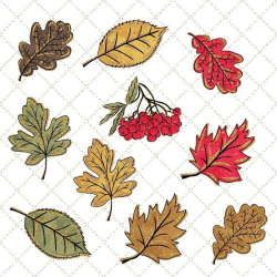 Fall Watercolor Clipart, Autumn Clipart, Leaves Clipart, Umbrella ...