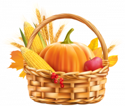 Autumn Harvest Basket PNG Clipart Image | scrapbook ideas and ...
