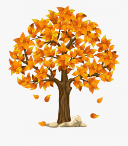 Autumn Trees Clipart - Trees In 4 Seasons #2434 - Free ...