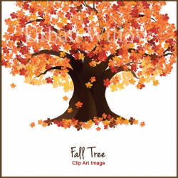 Tree Clip Art - Fall Trees, Autumn Tree Clipart, Maple Tree Graphic ...