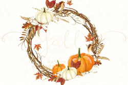Watercolor Fall Autumn Clipart ~ Illustrations ~ Creative Market