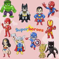 Superheroes clipart, avengers clipart, avengers clip art, justice league  clipart, superman, batman, spiderman, iron man, captain america