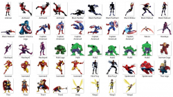 48 Avengers Clipart Characters Cartoon | Chick Design