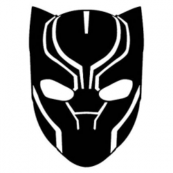 Amazon.com: Marvel Comics Avengers Black Panther Head, Black, 6 Inch ...