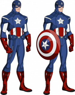 Captain America- Avengers Uniform (Bourassa Style) by MAD-54 on ...