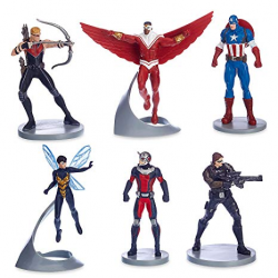 Amazon.com: Marvel Avengers Captain America Figurine Set: Toys & Games