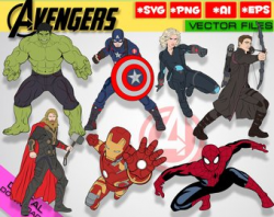 Avengers svg | Etsy