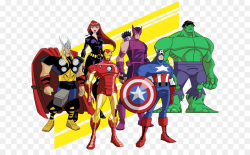 Black Widow Captain America Iron Man Hulk Thor - Avengers Cliparts ...