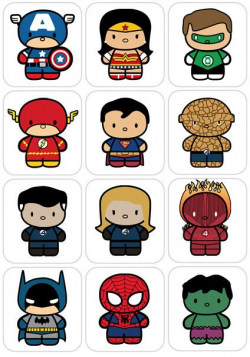 chibi superheroes | Inspirations | Pinterest | Chibi, Superheroes ...