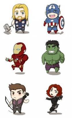Captain America #cute #kawaii #avengers #nikochancomics | cartoon ...