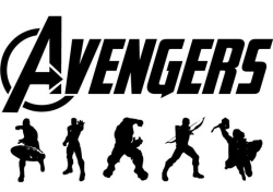 Avenger eps, Avenger svg, Avenger silhouette, Avenger , cutting ...
