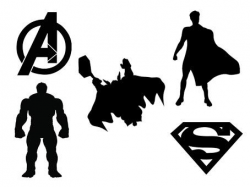 Super héros Marvel Avengers | Silhouette | Pinterest | Silhouettes ...