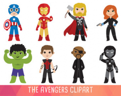 Avengers clip art | Etsy