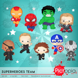 Superheroes Team Clipart heroes clip art avenger png heroes