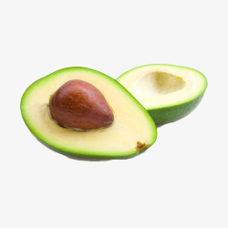 Two Half Cut Avocado, Two Half, Slit, Avocado PNG Image and Clipart ...