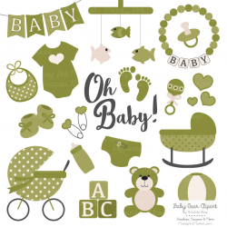 Avocado Baby Clipart