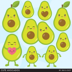 Avocado Clipart, Avo, Guac, Salad, Vegetables, Avocados Clip Art ...