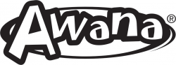 Black and white awana logo clipart