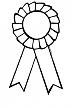 28+ Collection of Award Ribbon Clipart Black And White | High ...