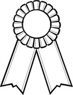 award ribbon clipart black and white 1 | Clipart Station