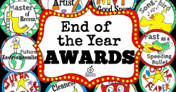 Printable End of the School Year Award Medals