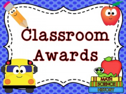 Classroom Award Certificates