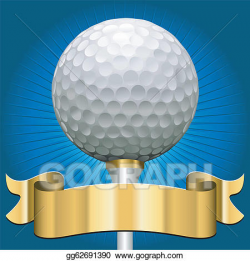 Vector Art - Golf award. Clipart Drawing gg62691390 - GoGraph
