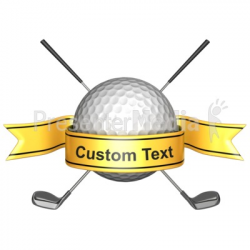 Custom Golf Banner - Sports and Recreation - Great Clipart for ...
