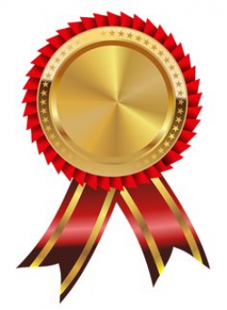 Gold Medal with Red Ribbon PNG Clipart Image | PNG Frames/ Borders ...