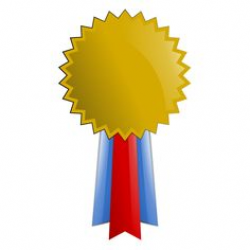 PublicDomainVectors.org-Vector image of prize medal. Color ...