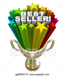 Stock Illustration - Best seller trophy top sales item salesperson ...