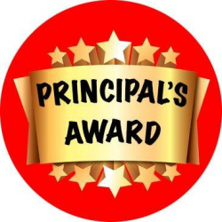 Principal's Award stickers