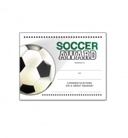 Soccer End of Season Award Certificate free download | Misc Crafts ...
