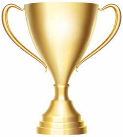 Gold Trophy Cup Award Transparent PNG Clip Art Image | Gallery ...